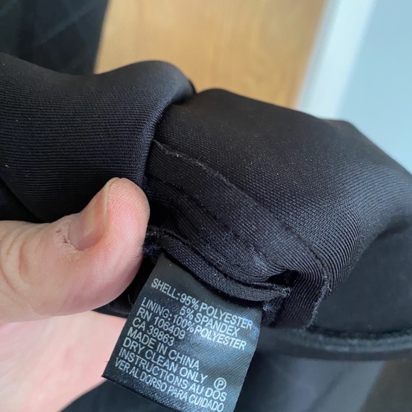 Stretch Catherine / Catherine Malandrino A-Line Black Dress - Sleeveless - Picture 3 of 6